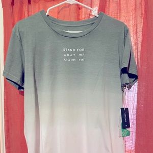 Women’s grey ombré tentree t shirt NWT